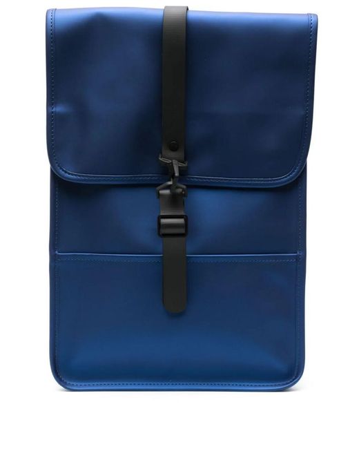 Rains Blue Small W3 Backpack for men