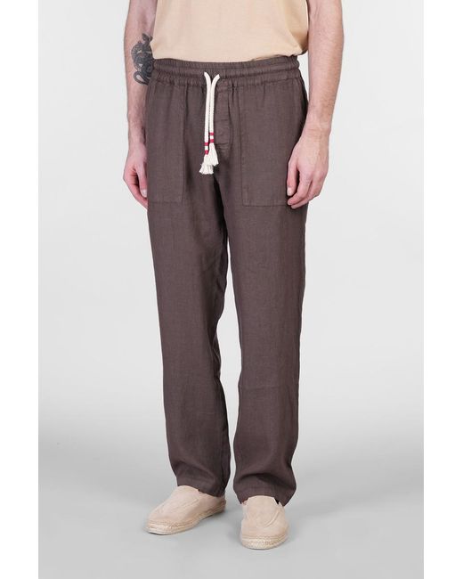 Mc2 Saint Barth Brown Calais Pants for men