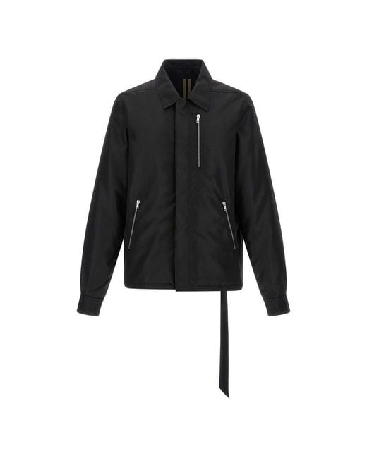Rick Owens Black Outerwears for men
