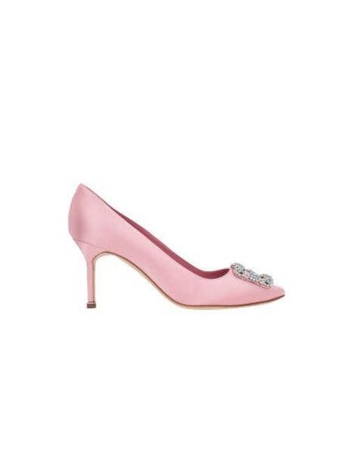 Manolo Blahnik Pink With Heel