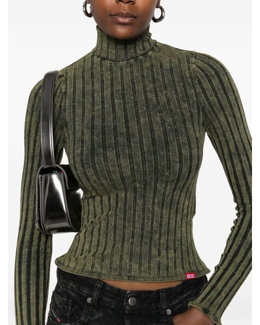 DIESEL Green Sweaters