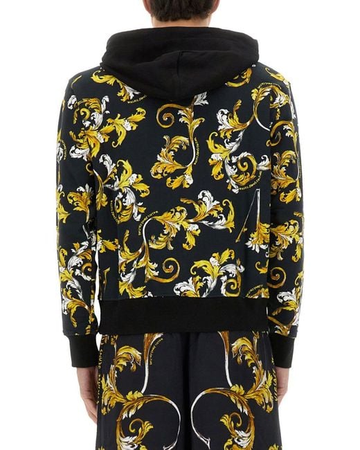 Versace Jeans Couture Black Hoodie for men