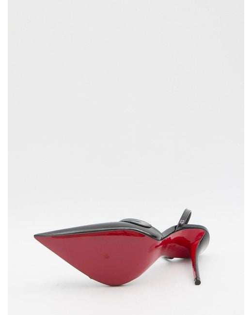 Christian Louboutin White Rosa Z Slingback Pumps