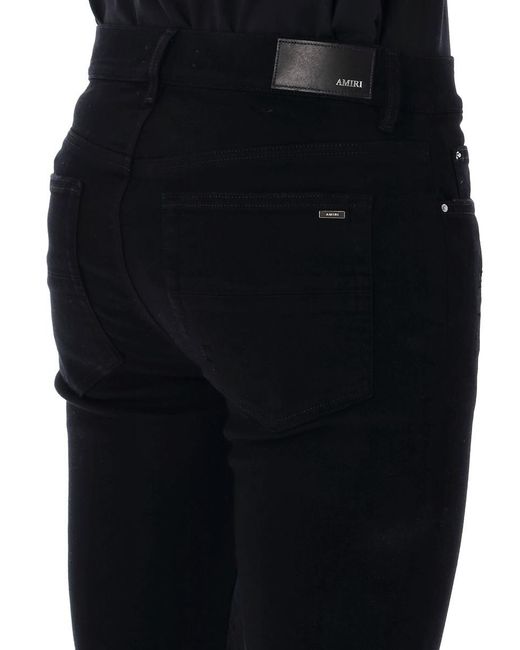 Amiri Black Stack Jeans for men