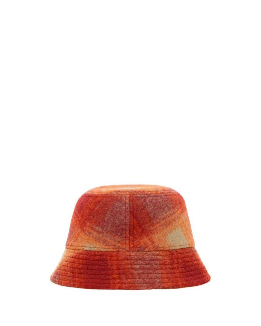 Isabel Marant Red Haley Bucket Hat