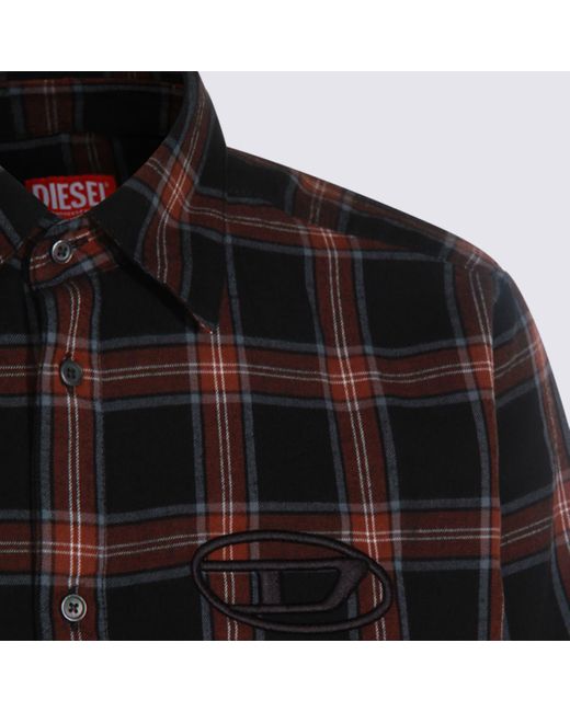 DIESEL Black And Cotton Shirt for men