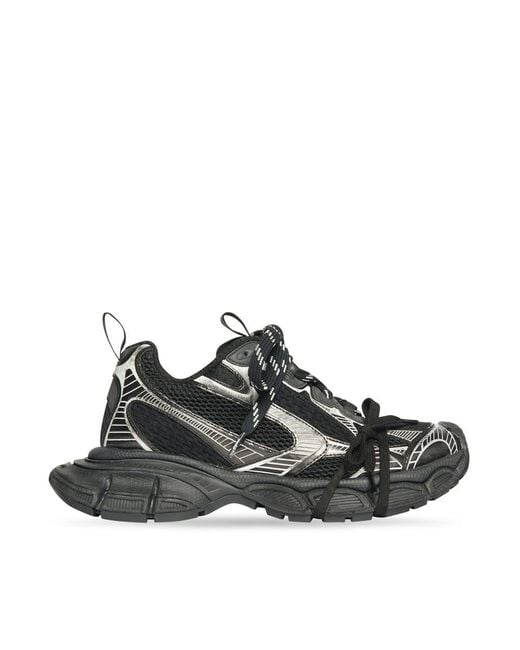 Balenciaga Black 3Xl Panelled Sneakers for men