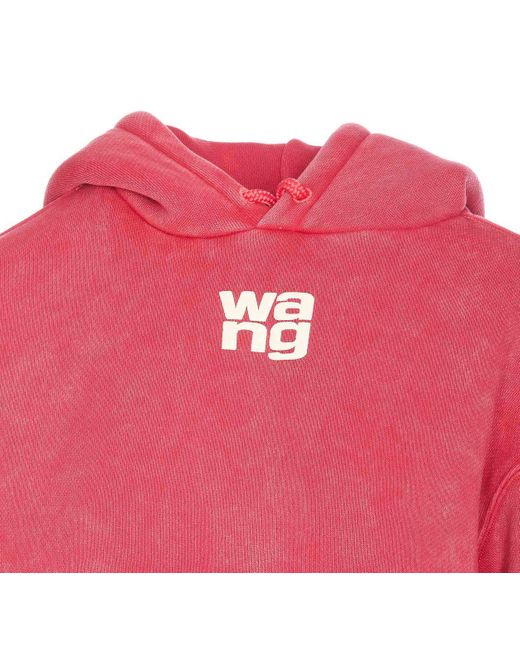 Alexander Wang Red Essential Sweatshirt