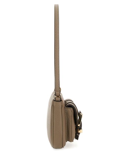 Michael Kors Metallic "zoe Small" Clutch Bag