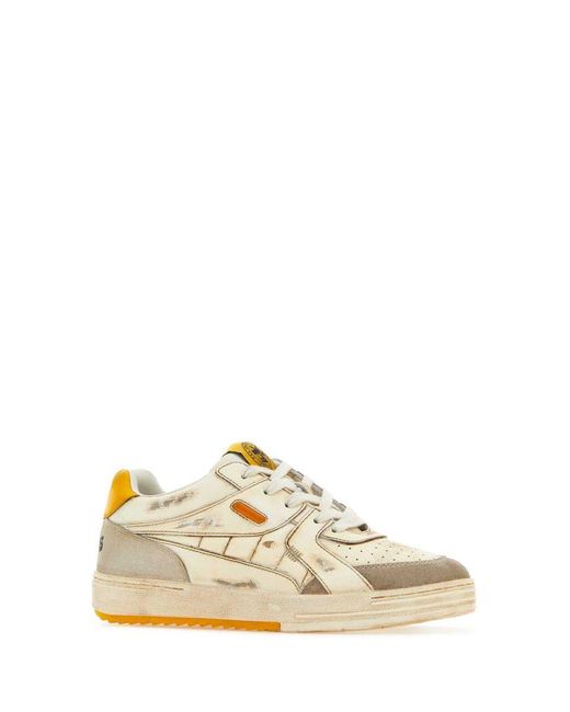 Palm Angels Multicolor And Yellow University Low Sneakers for men