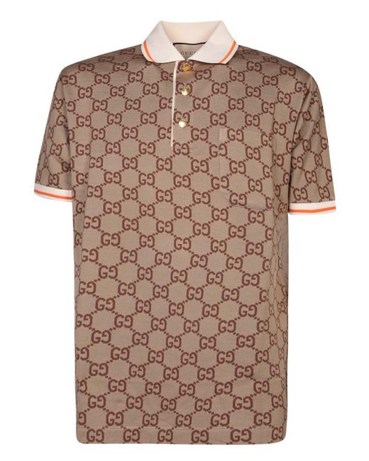 Gucci Brown T-shirts for men