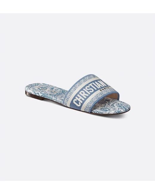 Dior Blue Sandal Shoes