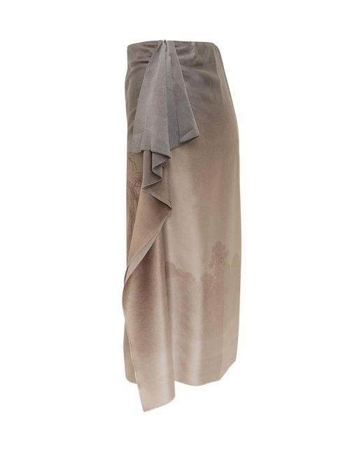 Pierre Louis Mascia Adastrgums Skirt in Natural | Lyst