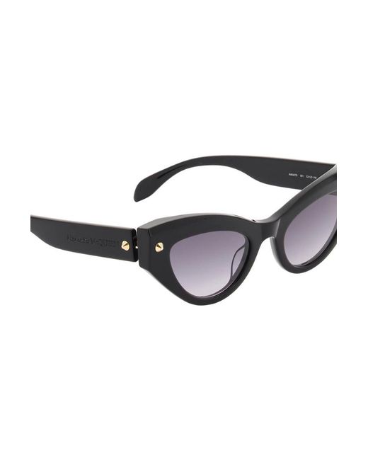 Alexander McQueen Black 'spike Studs' Sunglasses