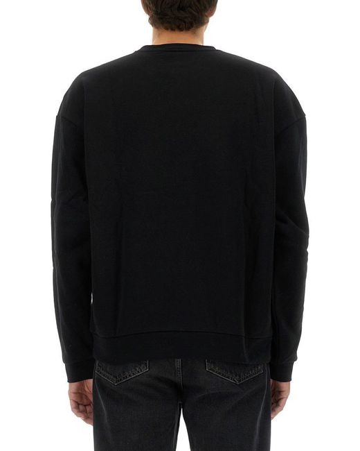 Obey Black Cotton Sweatshirt for men