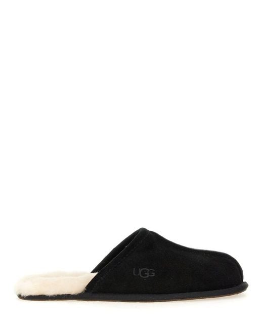 Ugg Black Slippers "Scuff" for men