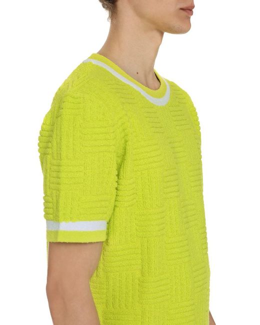 Bottega Veneta Yellow Crew-neck T-shirt for men