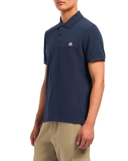 Moose Knuckles Blue T-Shirts And Polos for men