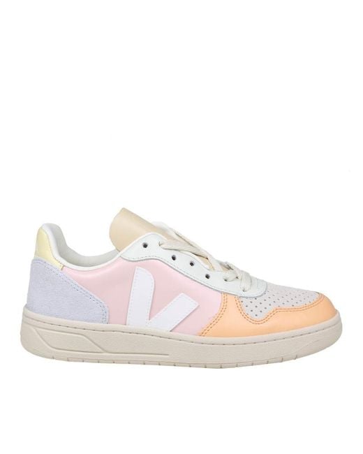 veja sneakers pink and green