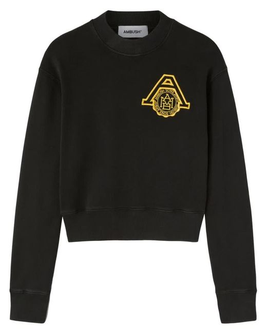 Ambush Black Scholarship Cropped Sweater