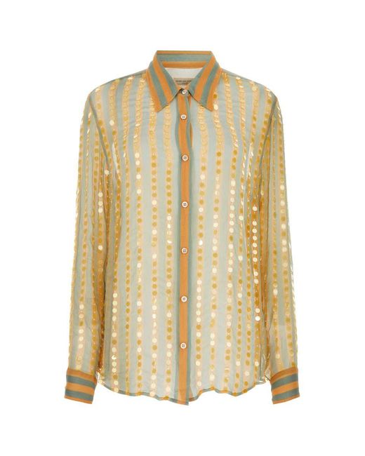 Dries Van Noten Metallic Shirts