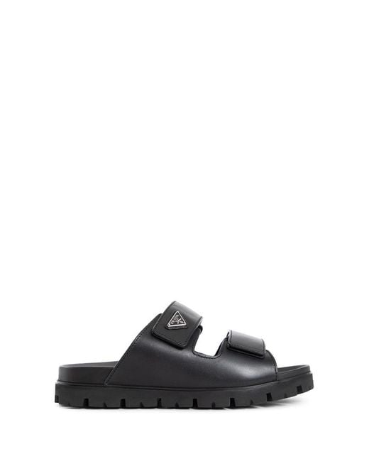 Prada Black Sandals & Slides for men