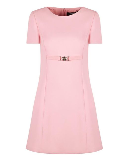 Versace Pink Viscose Dress