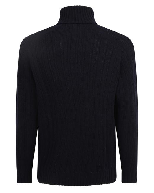 Original Vintage Style Blue Knitwear for men