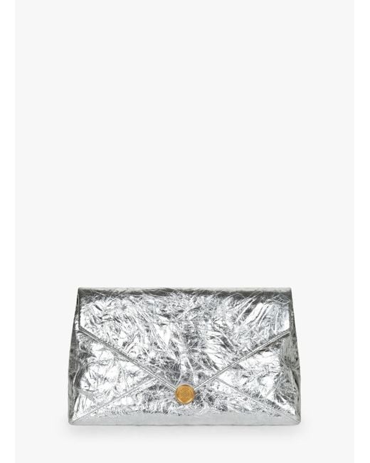 Dries Van Noten Gray 03840 Bw251 Env801 299 W.L.Bag Bags
