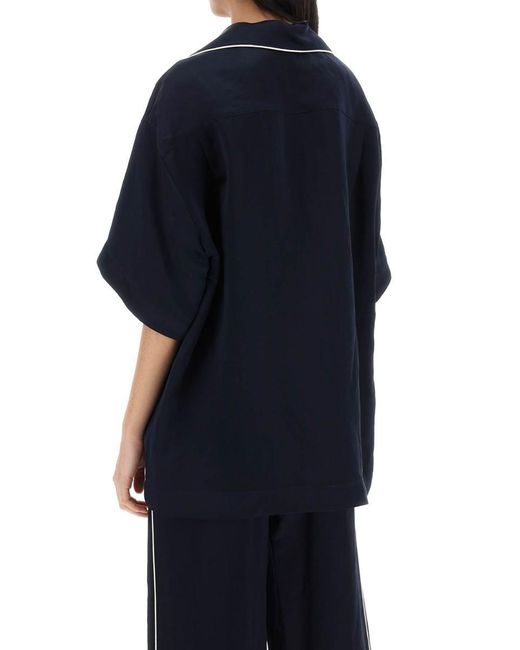 Palm Angels Black Short-Sleeved Pajama