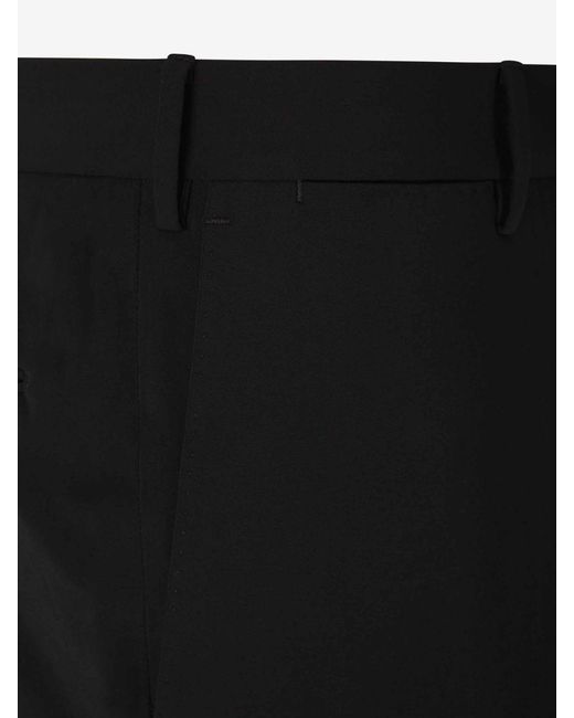 PT Torino Black Technical Chino Pants for men