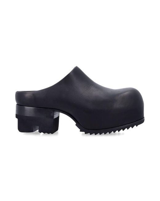Rick Owens Blue Ballast Mule