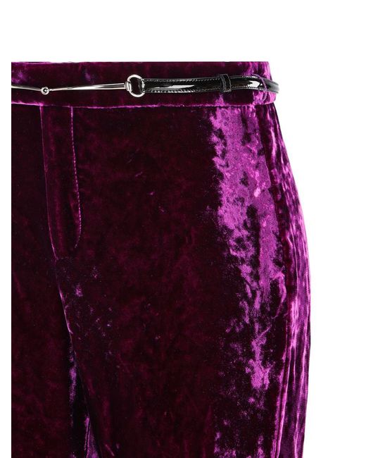 Gucci Purple Trousers