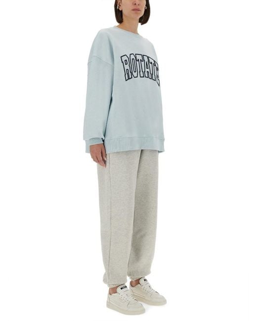 ROTATE BIRGER CHRISTENSEN Gray Track Pants