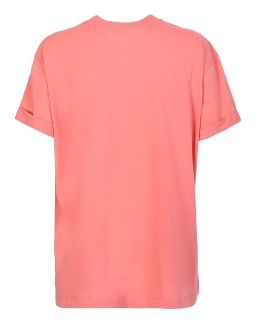 Stella McCartney Pink Crewneck T-Shirt