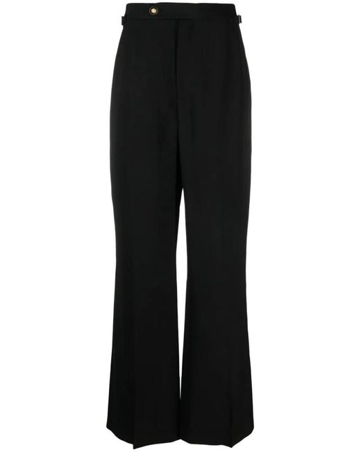 Casablancabrand Black Straight Trousers for men
