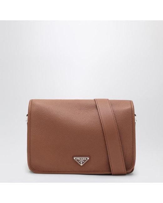 Prada Brown Cognac-coloured Shoulder Bag for men