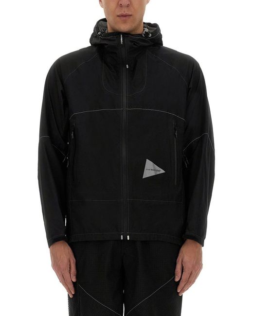 And Wander Black 3L Ul" Jacket for men