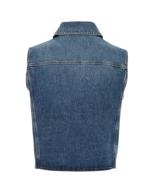 Givenchy Blue Denim Vest for men