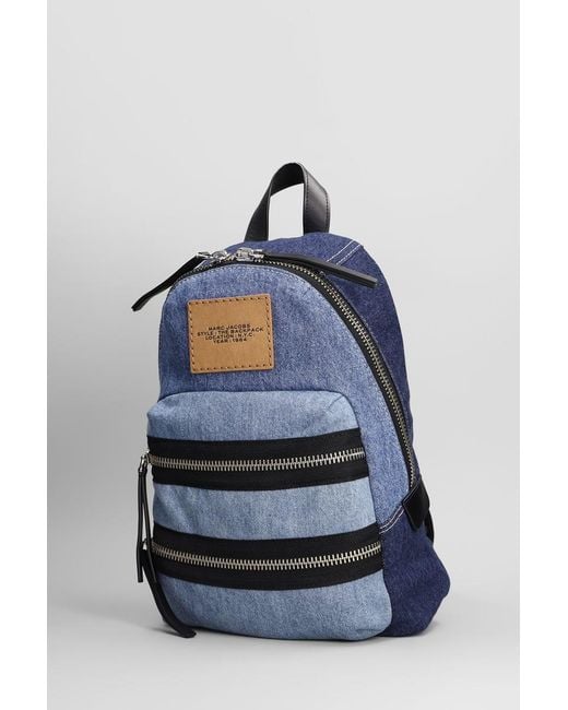 Marc Jacobs Blue The Medium Backpack Backpack