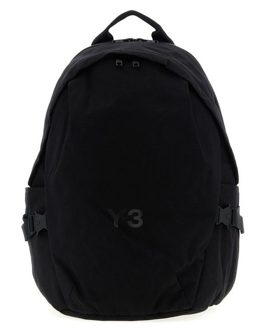Y-3 Black Logo Backpack