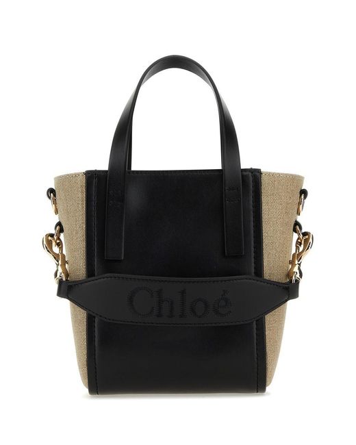 Chloé Black Chloe Sense Tote Bag