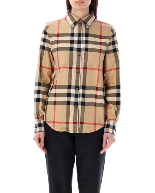 Burberry shirt lyst discount