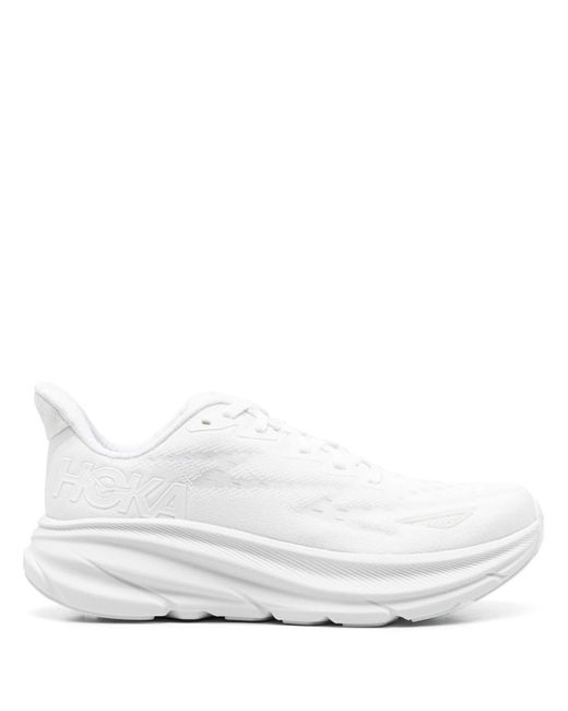Hoka One One White Clifton 9 Low-top Sneakers