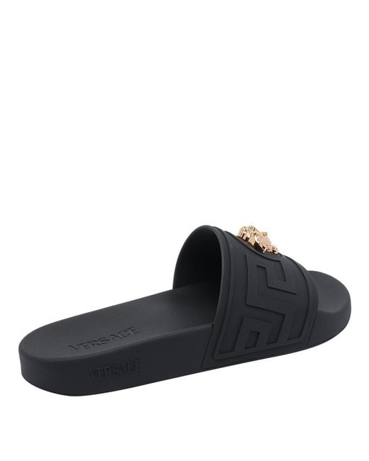 Versace Black Sandals for men