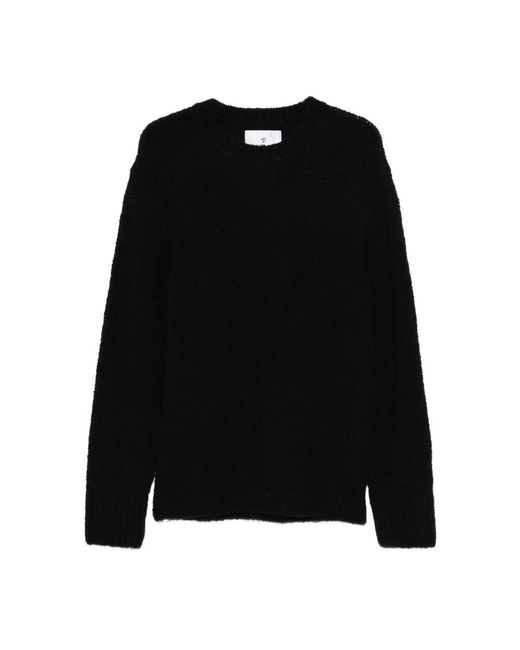Seven Gauge Black Sweaters for men