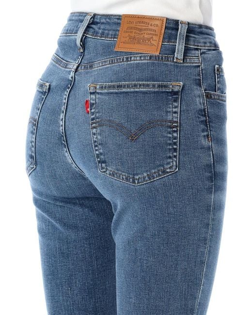 Levi's Blue 726 High Rise Flare Jeans