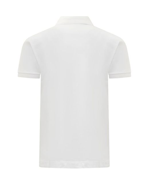 Dolce & Gabbana White Polo Shirt With Logo for men