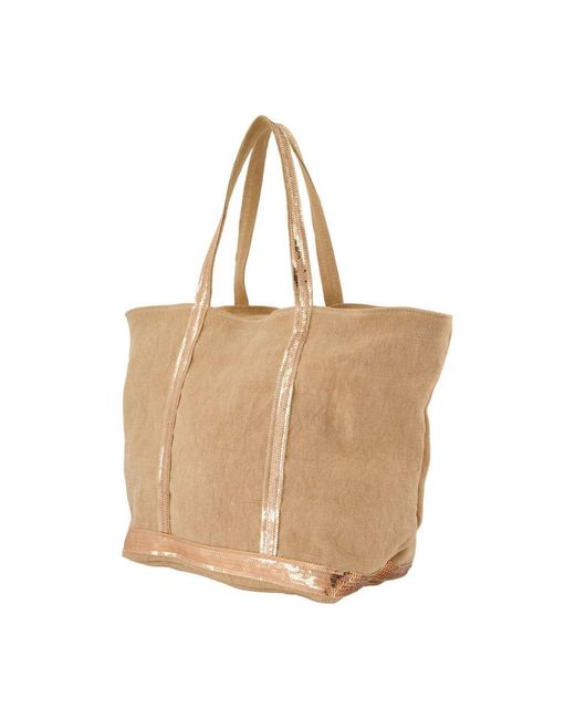 Vanessa Bruno Natural L Zippe Shopper Bag