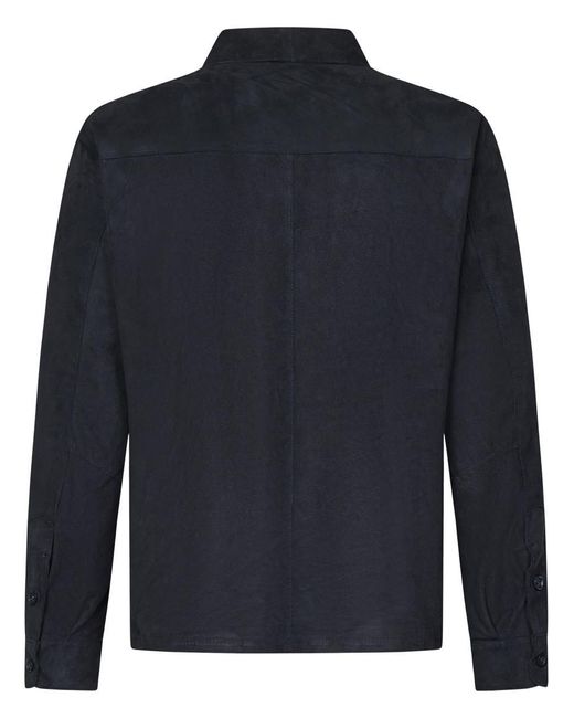 Franzese Collection Blue Franzese Napoli Brad Pitt Model Jacket for men